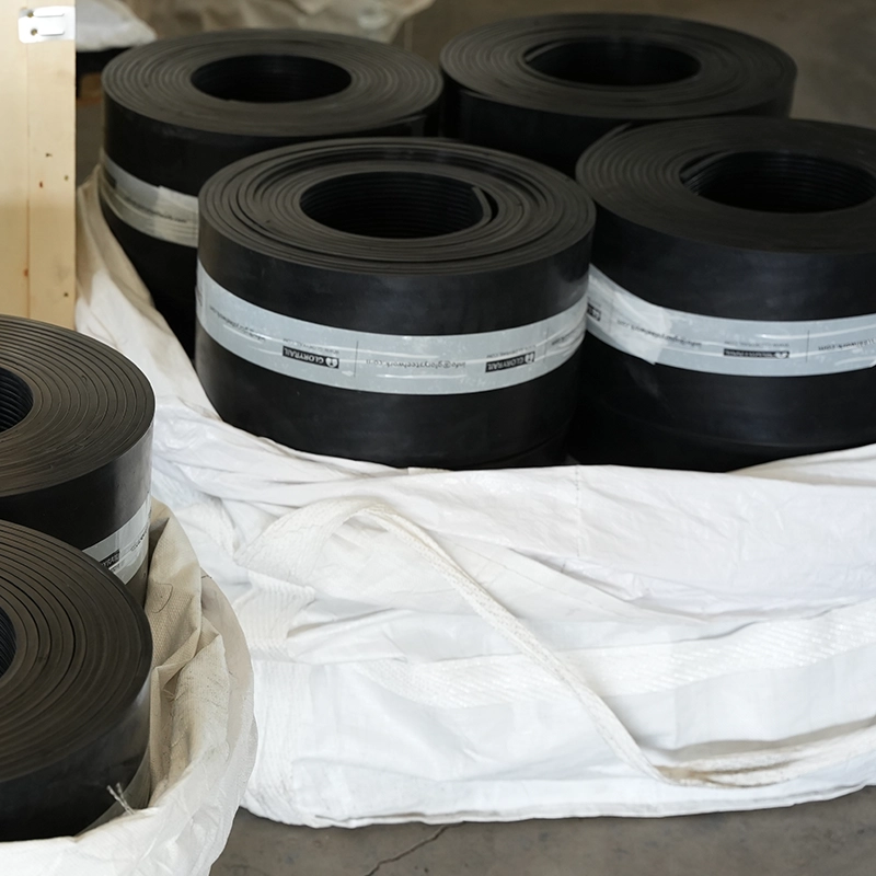 Continuous rubber pads