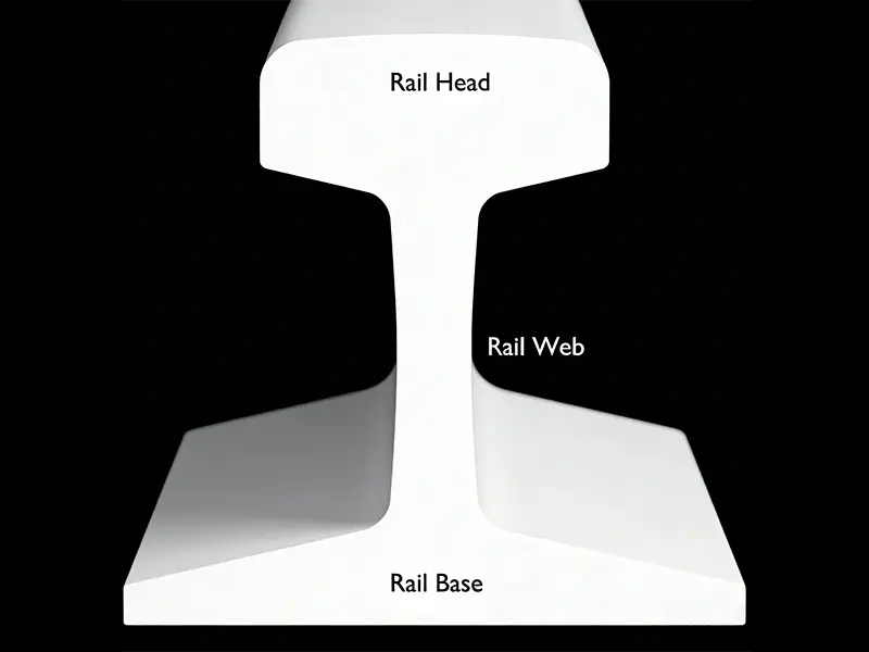 I-Section Rail Cross Section Structure
